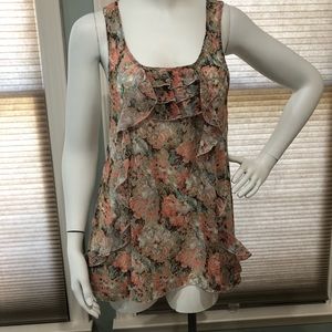 Rumors Sleeveless Spring/Summer T-back Blouse